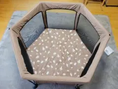 little bot baby ※開閉ドア無し 木製ベビーサークル グレー - メルカリ
