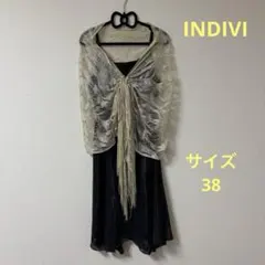 パーティードレス＆ショール　INDIVIのサムネイル