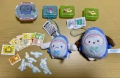 サンリオ　マスコット　シール　ケース　平成レトロ