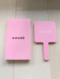 【新品未使用】非売品 AMUSE PINK SQUARE MIRRORのサムネイル