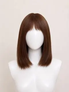 3Dウィッグ くみ 百合子ウィッグレミー人毛100% アッシュブラウン系