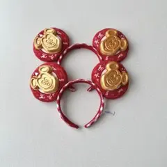 ディズニー ミッキー ワッフル カチューシャ 2つセット