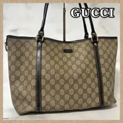 外観美品 グッチ GUCCI クリスタル トートバッグ 265695 キャンバス 