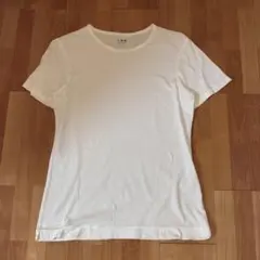 three dots スリードッツ ホワイト クルーネック Tシャツ Sサイズのサムネイル