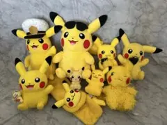 ポケモン　ピカチュウぬいぐるみ　まとめ売り　ポケセン　トミー貴重