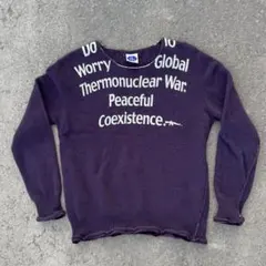 abahouse y2k 短丈　archive ニット　purple