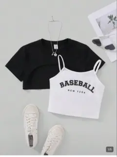SHEIN 11Y トップス　ヘソ出し　ダンスのサムネイル