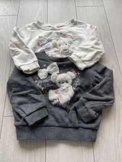 mezzo piano トレーナー 2点セット 100cm