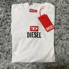新品 ディーゼル T-DIEGOR-DIV Tシャツ XXL ホワイト ロゴ - メルカリ