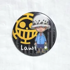 ワンピース トラファルガー・ロー 輩缶バッジ YELLOW 幼少期