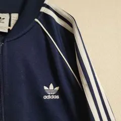 adidas ネイビー トラックジャケット