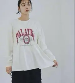 【WEB限定】coen コーエン 天竺シャーリング　ロゴTシャツ　M