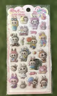 【新品未開封】ラブブ♡きゅん〜POP SEAL♡3Dキャラクターシール らぶぶ