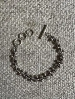 ほぼ新品 未着用 定価¥72600 シルバー ブルーナボイン 竹虎ブレス 2025