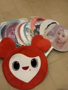 TWICE チェヨン うちわセット うちわケース ちぇんぶりー