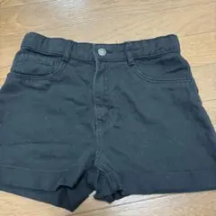 H&M ブラックショートパンツ 12-13Y 158