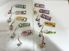 希少•レア】平成レトロご当地ハローキティ 根付け 新品ストラップ 22個