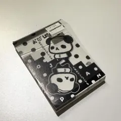 おじぱん　メモ帳　平成レトロ 平成 ファンシー ミニメモ帳 レター ぱんだ