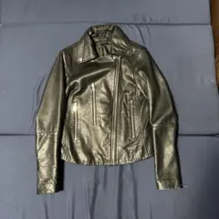 ZARA WOMAN ブラックライダースジャケット 羊革