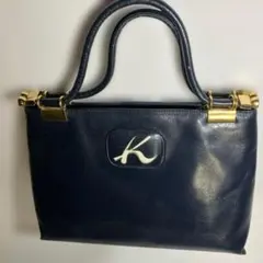 キタムラ（Kitamura）ネイビー　ハンドバッグ