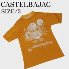 日本製　CASTELBAJAC　前後プリント　後首下刺繍　Tシャツ　サイズ3のサムネイル