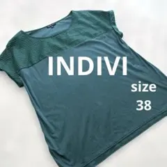 美品 INDIVI インディヴィ トップス 半袖 カットソー