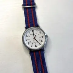 TIMEX ウィークエンダー トリコロールカラー 美品 電池切れ