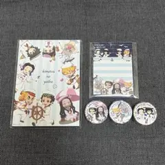 鬼滅の刃 ラグーナ メモパッド 付箋 マスキングテープ セット①