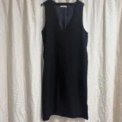 SHOO・LA・RUE ノースリーブひざ丈ワンピース ブラック