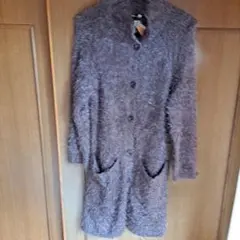 スポーティフ　ブラウン 長袖カーディガン