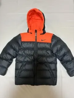 ナイキ　Nike ダウンコート 黒/オレンジ　M