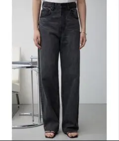 【堀田茜さん着用アイテム】AZUL DENIM ハイウエストワイドデニム