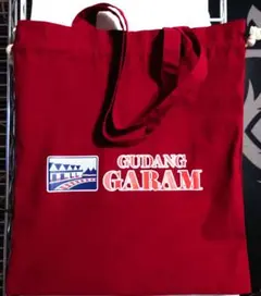 グダン・ガラム GUDANG GARAM トートバッグ 赤 ①