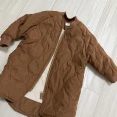 ブラウン キルティング ジャケット