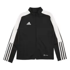 極美品adidas（アディダス）ジャージジャケット 黒トラックジャケット140