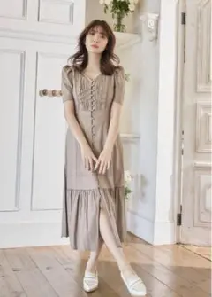 herlipto Time After Time Scalloped Dress