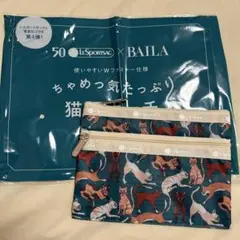 ⭐️新品未使用⭐️レスポートサック 猫柄ポーチ