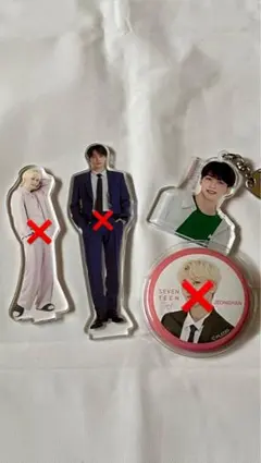 ジョンハン アクスタキーホルダー セブチポップアップ