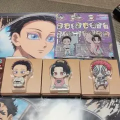 鬼滅の刃　狛治&恋雪、猗窩座　キーホルダー　ポスター　フィギュア　セット売り