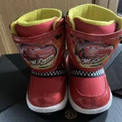 ディズニー　カーズ　冬 ブーツ　スノーシューズ　長靴　雪靴　13㎝　スパイク付