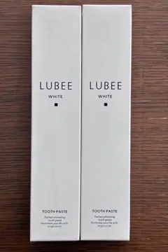 ルビーホワイト歯磨き粉 ホワイト二ング LUBEE WHITE 2本セット