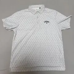 Callaway 幾何学模様 ポロシャツ LL