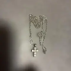 LOVE & HATE クロスペンダント ネックレス Silver925 k18 - メルカリ