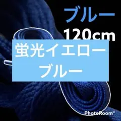 NIKE等靴ひも【120cmローカット用】ブルー靴紐 シューレース 韓国