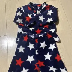 パジャマ　ふわふわ　冬用　星柄