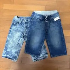 GAP 1969 デニムハーフパンツ 130cm