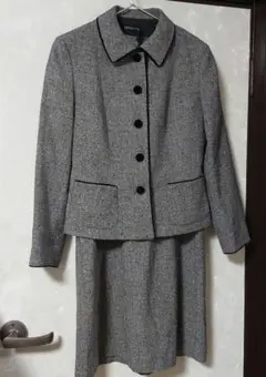 美品　東京スタイル　BRIGITTE 　ワンピーススーツ 薄手ツィード　サイズL