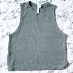 H&Mレディース トップス タンクトップ グリーン