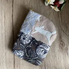 布つなぎのL型ロングポーチ（ミナペルホネン）※ハンドメイド