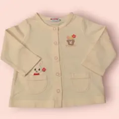 【キッズ】Miki House カーディガン 80cm ミキハウス